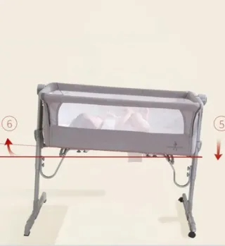 Minicuna colecho Babify gris