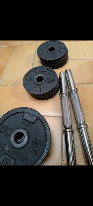 Pesi e barre da palestra