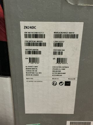 Ordenador ASUS Táctil con Teclado y Ratón