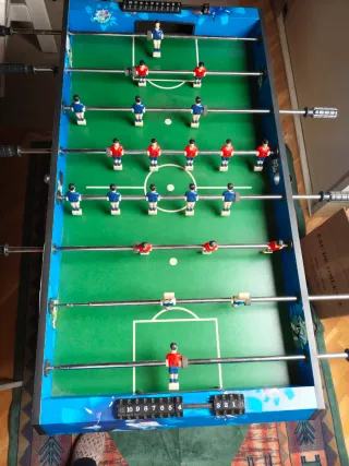 Mesa de futbolín multijuegos