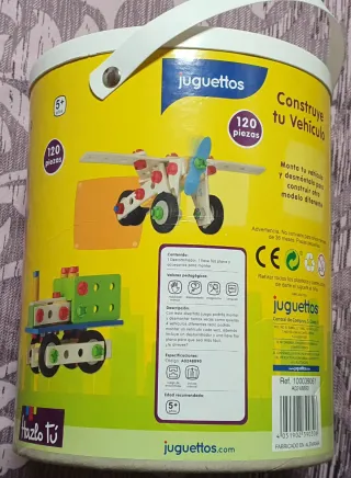 Juego Construye tu Vehículo 120 Piezas