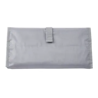 Bolso Carro Bebé Gris Cuadros + Cambiador