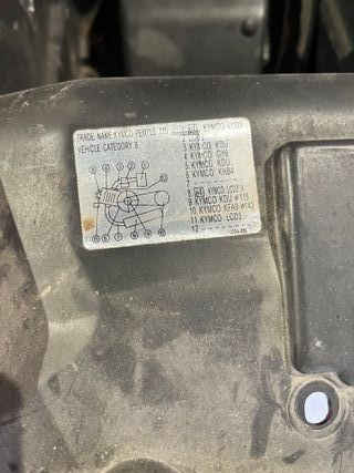 Asiento Kymco People 125 tapicería original