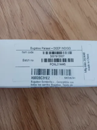 Parasol, sombrilla, Bugaboo Azul Marino