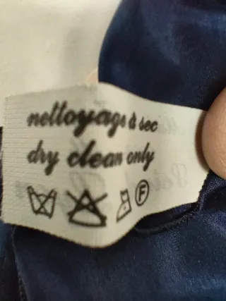 Pañuelo de seda azul de Lyon