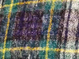 Manta de lana a cuadros