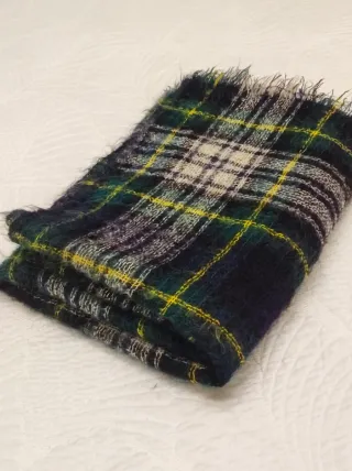 Manta de lana a cuadros