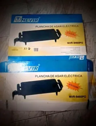 Plancha Asar NEVIR NVR-9460PG Negra