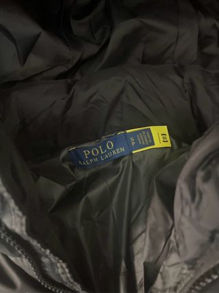 Abrigo Negro Polo Ralph Lauren