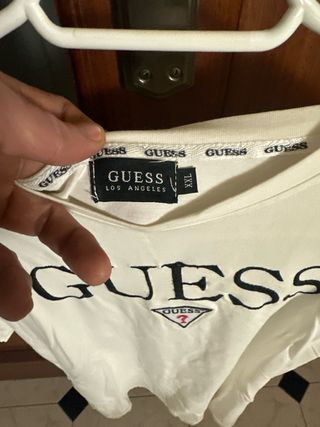 Camiseta Guess Talla XL Blanca