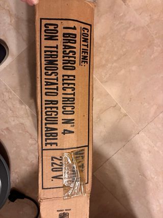 Brasero Eléctrico 750W. Marca FM