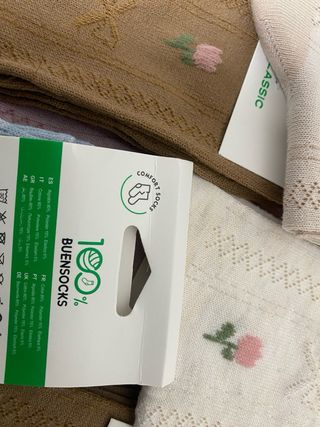 12 Calcetines de Algodón para Mujer Talla 35-40