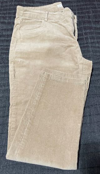 Pantalón pana beige T/42