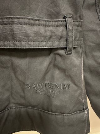 Chaqueta G-Star RAW Negra con Cinturón