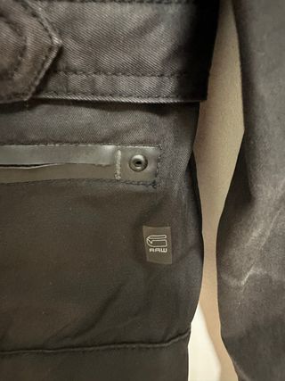 Chaqueta G-Star RAW Negra con Cinturón