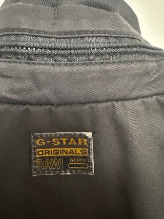 Chaqueta G-Star RAW Negra con Cinturón