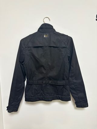 Chaqueta G-Star RAW Negra con Cinturón