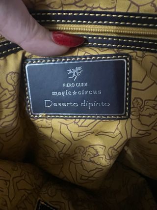 Borsa Piero Guidi nera e verde oliva