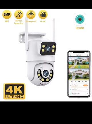 Cámara de Seguridad 8MP 4K WiFi