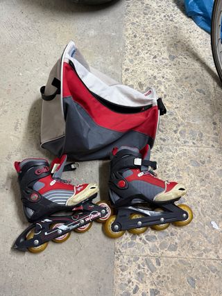 Patines en línea Decathlon + Bolso