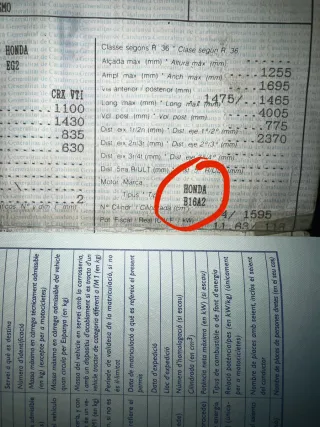 Honda Crx del sol Vti