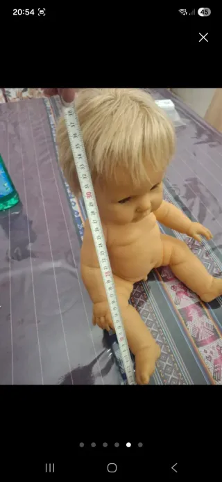 Muñeco bebé rubio Berjusa