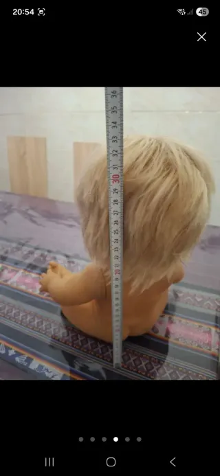 Muñeco bebé rubio Berjusa