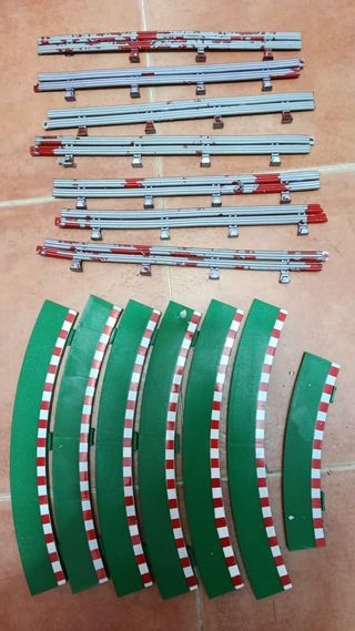 Lote restos circuito Scalextric/Carrera