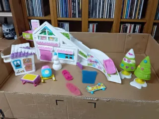 Pack Nieve Pin y Pon Casa y Accesorios