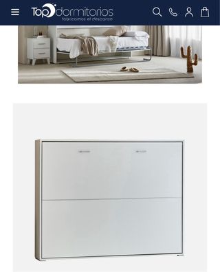 Mueble Cama 1.35 Viscoelástico