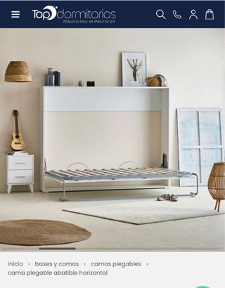 Mueble Cama 1.35 Viscoelástico