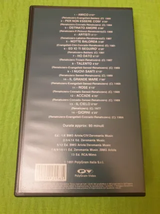 VHS Renato Zero