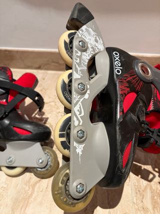 2 pares de Patines en línea niño Oxelo Talla 30-32