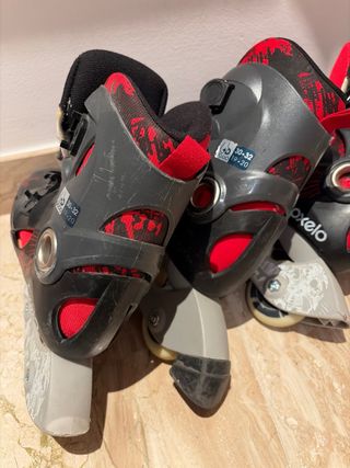 2 pares de Patines en línea niño Oxelo Talla 30-32