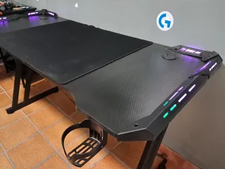 Escritorio Gaming PC Mesa Negra