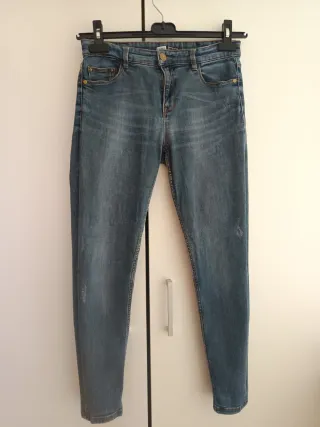 Vaqueros skinny Stradivarius azules