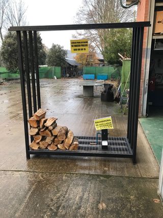 Leñero para exterior