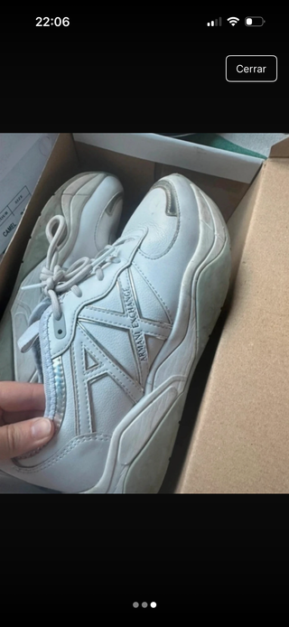 Zapatillas Armani Blancas