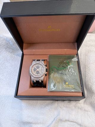 Audemars Piguet Reloj Diamantes Moissanita VVS1