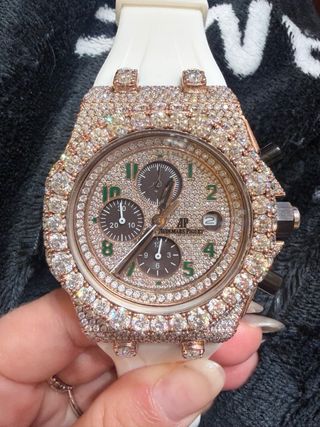 Audemars Piguet Reloj Diamantes Moissanita VVS1