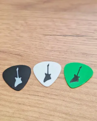 Plettri chitarra personalizzabili Stampa 3d