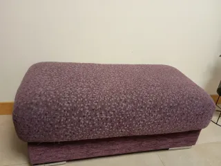 Puff 90x50cm Morado Tela