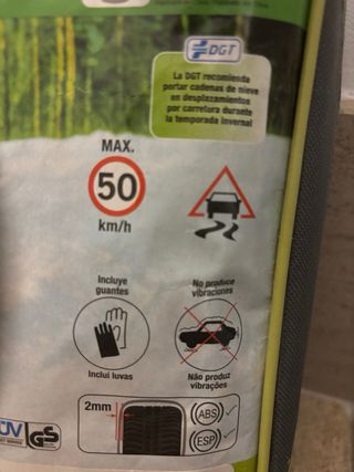 Cadenas textiles para nieve DRIVETEX