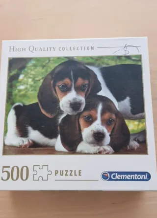 Puzzle 500 piezas Clementoni Cachorros Beagle