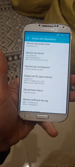 Telefono móvil Samsung Galaxy S4 GT-I9505 Libre Bl