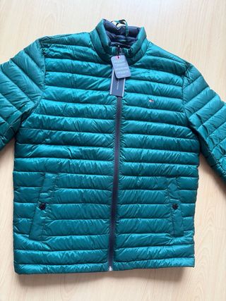 Chaqueta Tommy Hilfiger verde acolchada