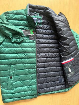 Chaqueta Tommy Hilfiger verde acolchada