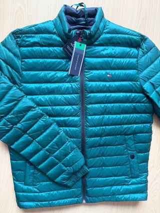 Chaqueta Tommy Hilfiger verde acolchada