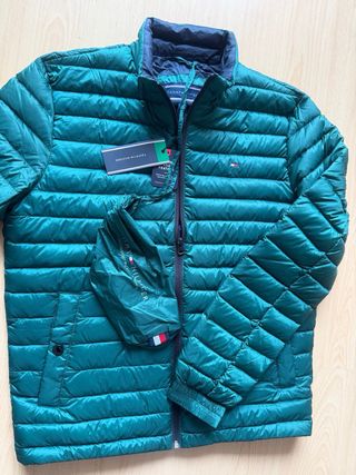 Chaqueta Tommy Hilfiger verde acolchada