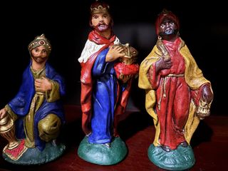 Figuras Reyes Magos Belén Escayola